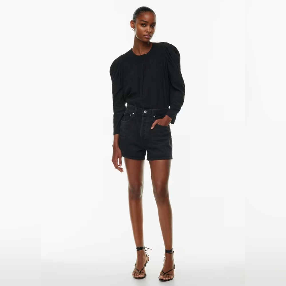 NWT- Aritzia Little Moon Solarium Blouse, Size: XS, Color: black